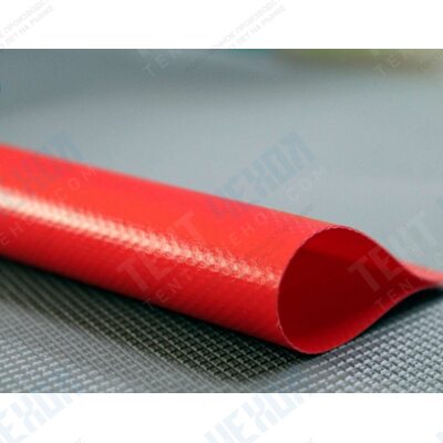 Тентовая ткань ПВХ Tehnotex 650 гр./м2 красная односторонний лак