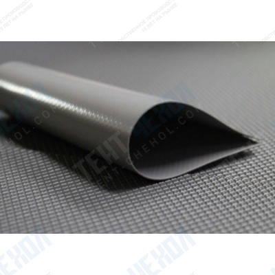 Тентовая ткань ПВХ Tehnotex 650 гр./м2 темно-серая односторонний лак
